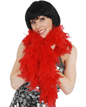 Red Feather Boa 2m