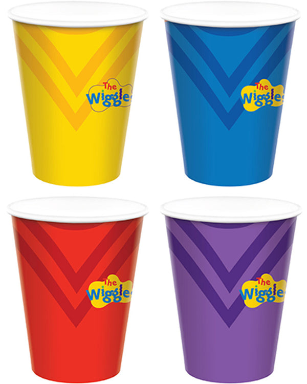 The Wiggles Party 266ml Paper Cups Pack of 8