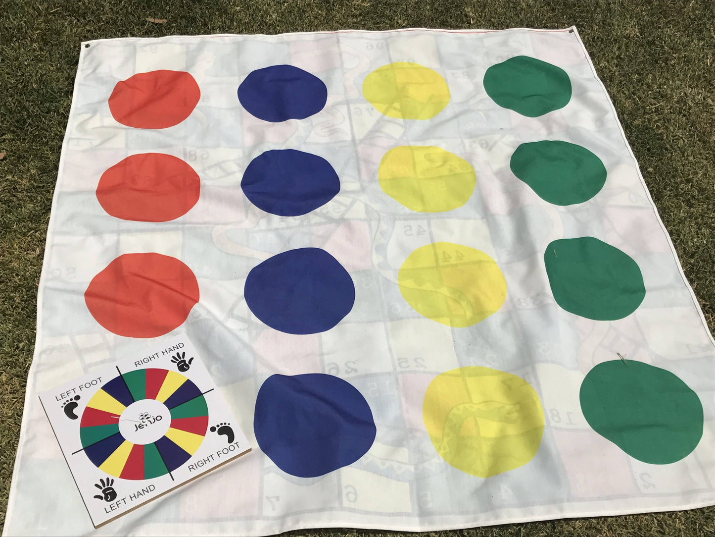 2 in 1 Giant Snakes and Ladders and Dots Mat 1.5m