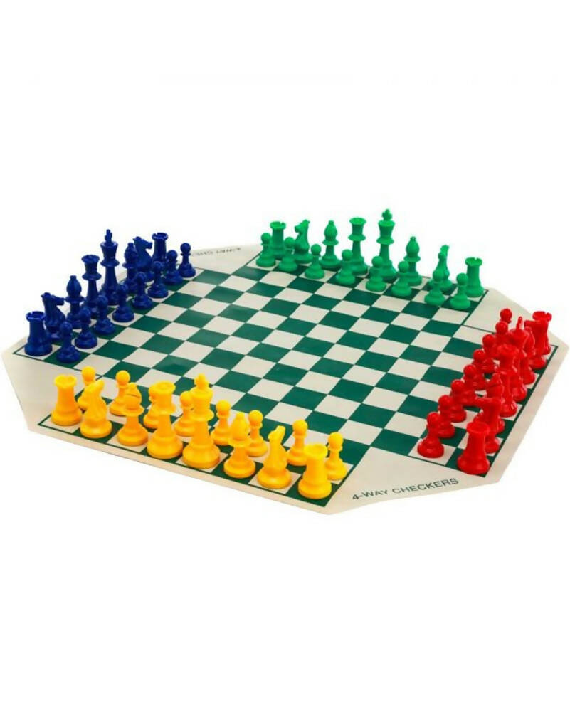 Chess Octagon Board 4 Player Set