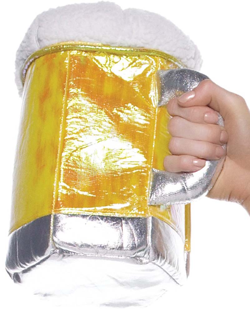 Gold Beer Stein Purse