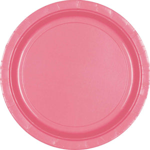 New Pink 23cm Round Paper Plates Pack of 20