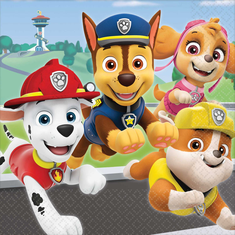 Paw Patrol Adventures Lunch Napkins Pack of 16