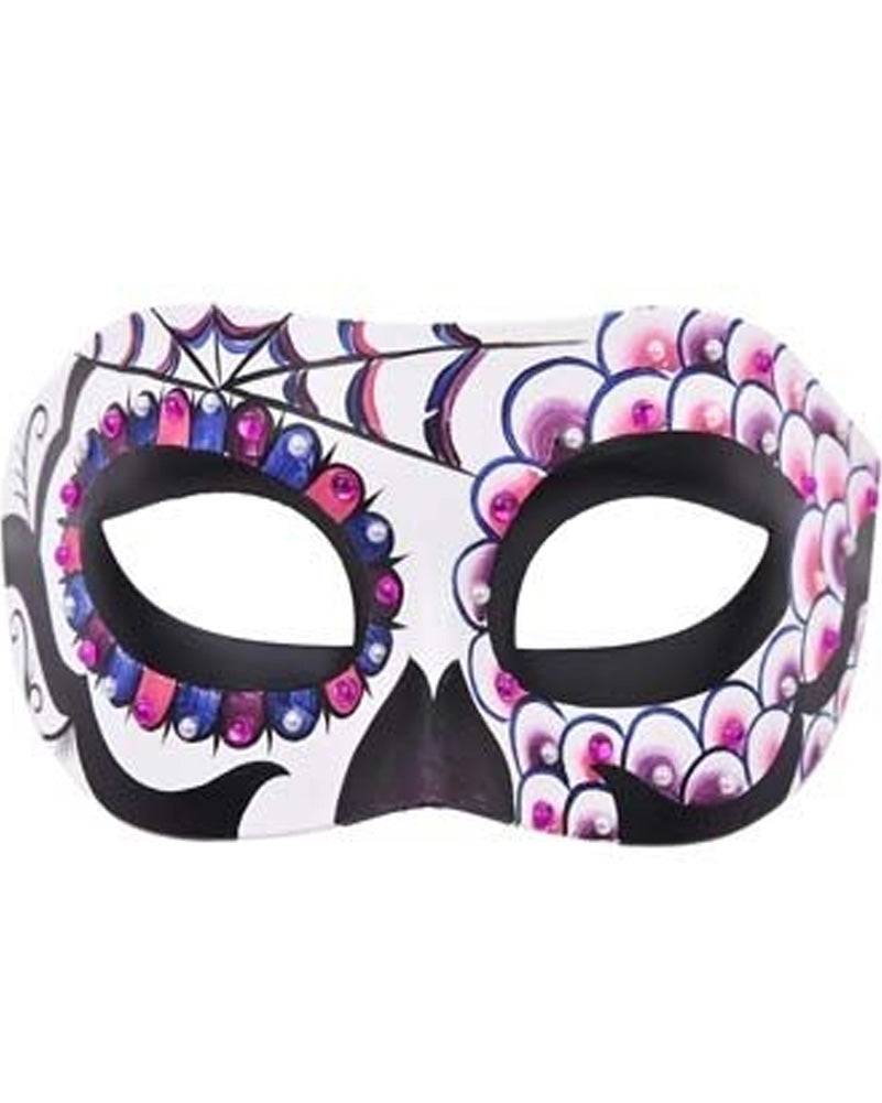 Adella Day of the Dead Half Mask
