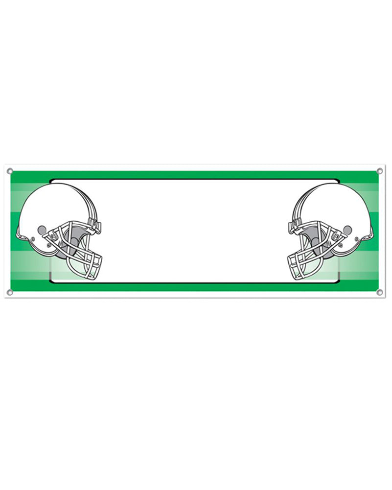 American Football 1.5m Opposing Helmets Sign