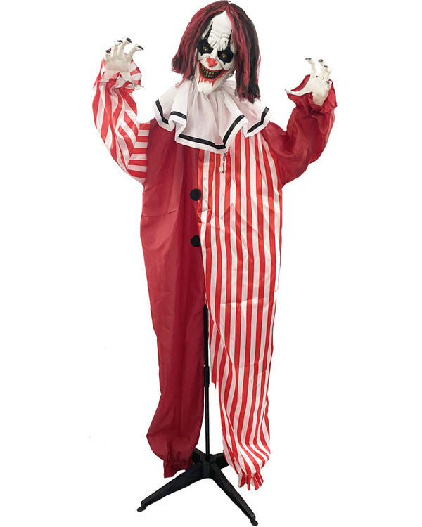 Animated Shaking Red Clown 165cm
