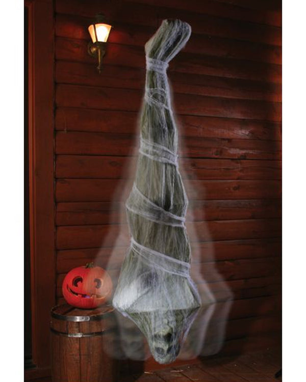 Animated Shaking Spider Web Cocoon Corpse 1.8m