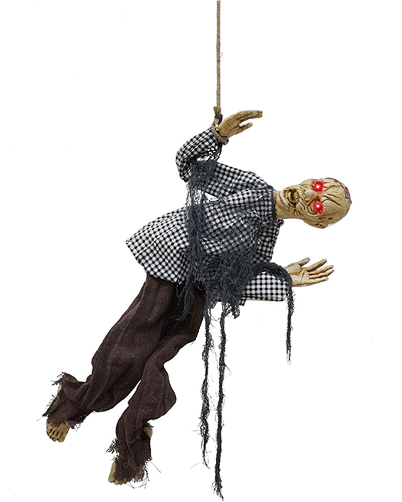 Animated Side Hanging Zombie 80cm
