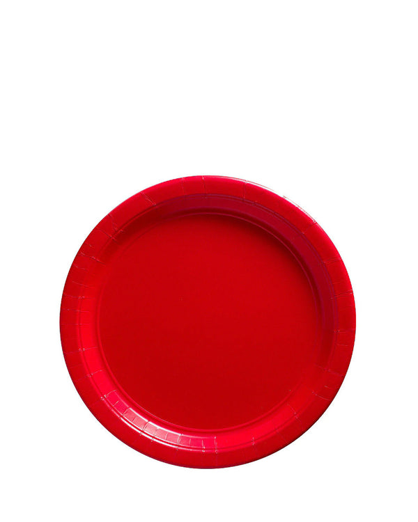 Apple Red 17cm Paper Plates Pack of 20
