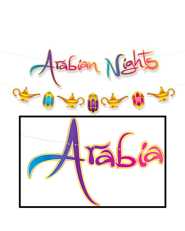 Arabian Nights Streamer Set Pack of 12