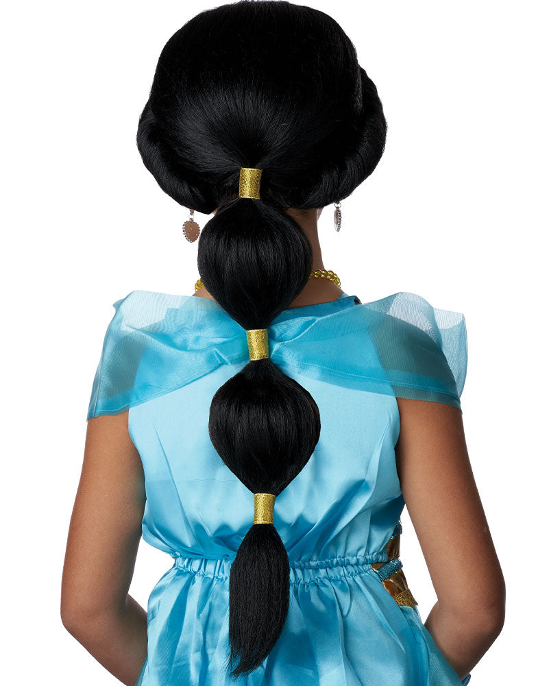 Arabian Princess Black Ponytail Kids Wig