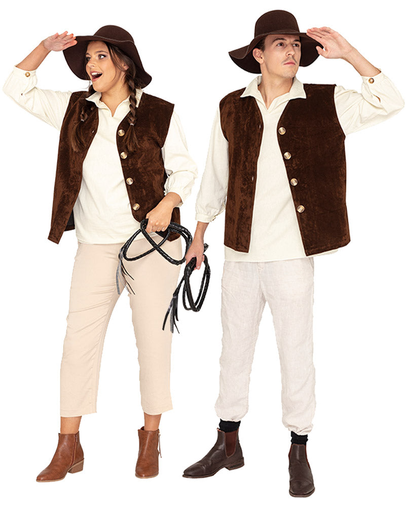 Australian Explorer Deluxe Adult Plus Size Costume