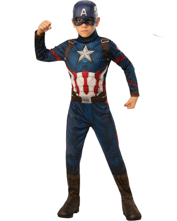 Avengers Endgame Value Captain America Boys Costume