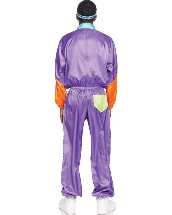 Awesome 80s Track Suit Mens Costume