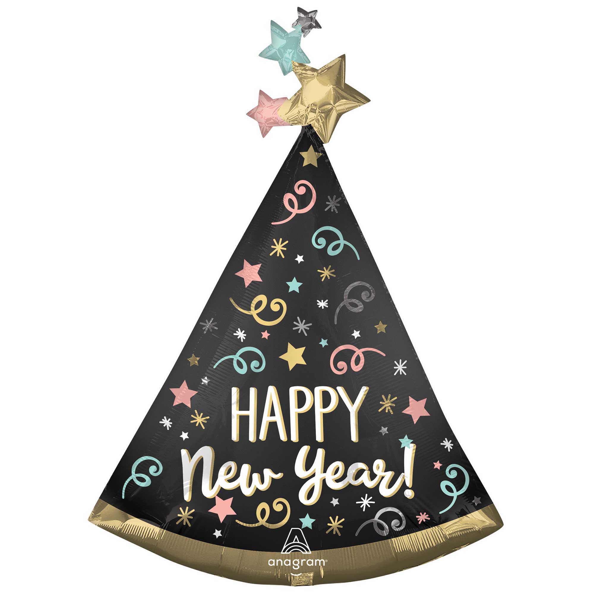 Folieballong happy new year supershape main image 0