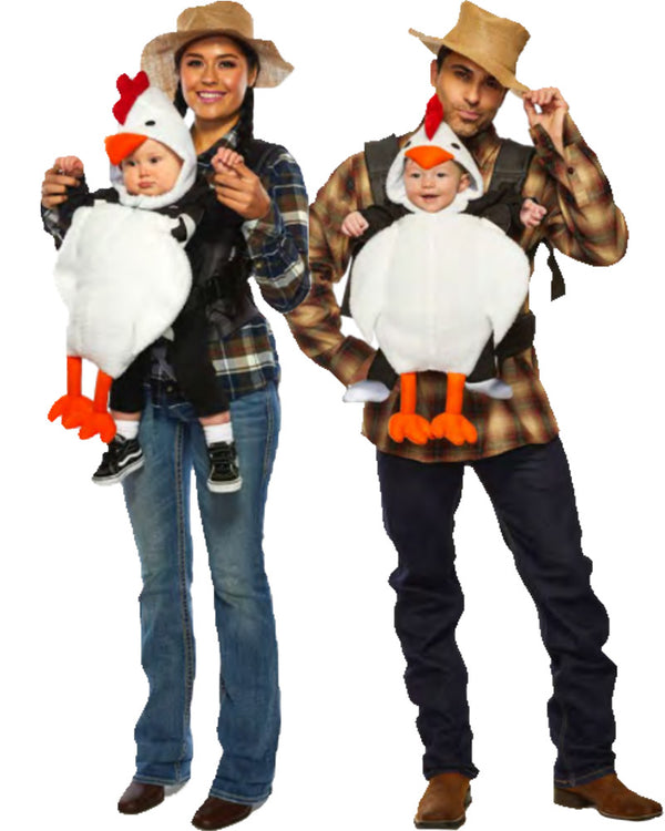 Baby and Me Farmer and Chicken Baby and Adult Costume