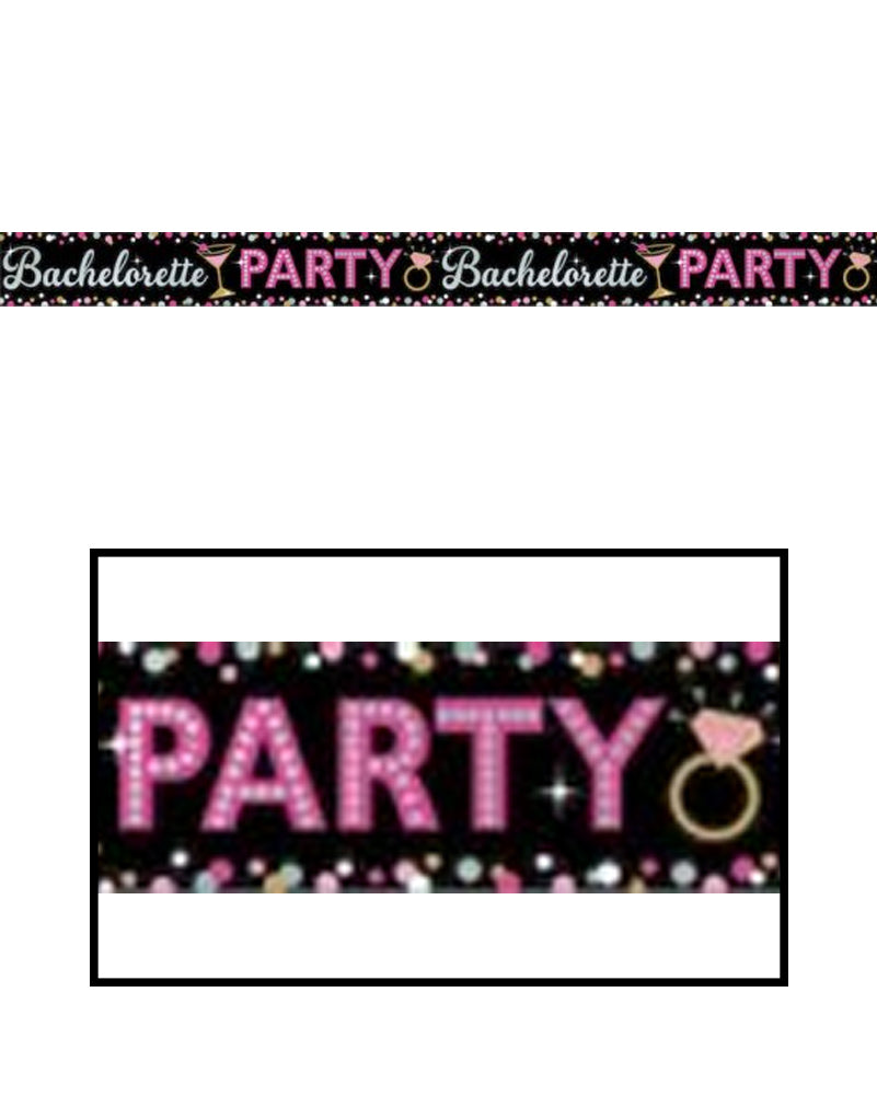 Bachelorette Foil Party Banner 3.6m