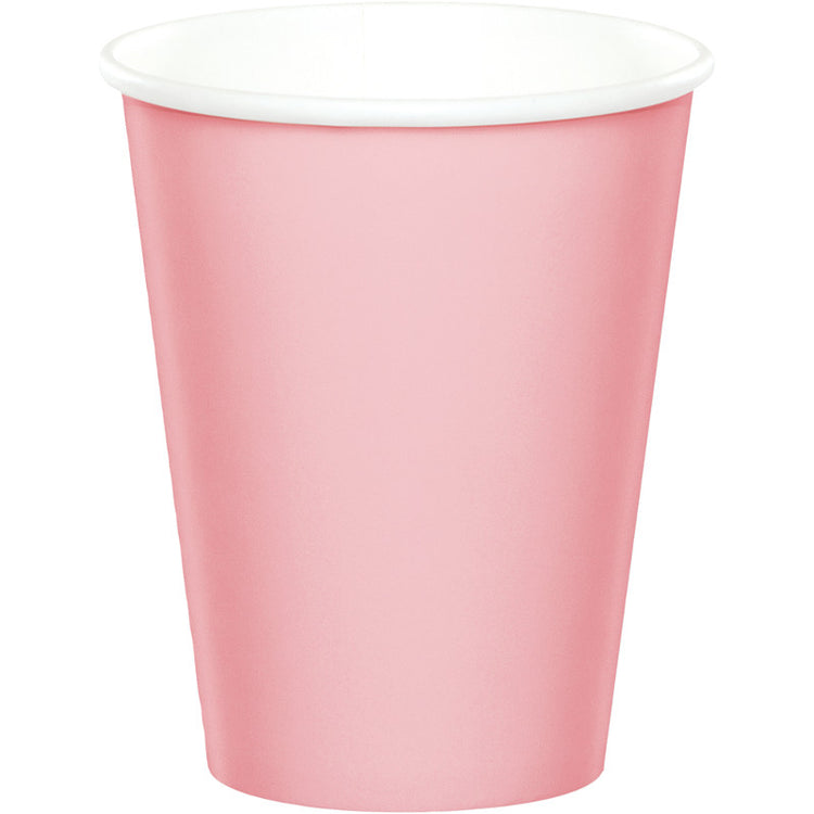 Classic Pink Paper Cups 266ml Pack of 24