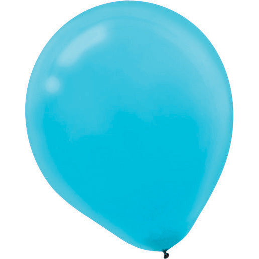 Qualatex 11-Inch Caribbean Blue Latex Balloons - Pack Of 100, Helium Quality, For Parties, Events, Decor