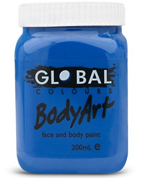 BodyArt Deep Blue Paint Jar 200ml
