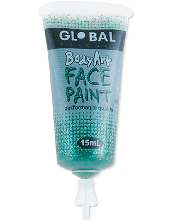 BodyArt Green Body Glitter Paint 15ml
