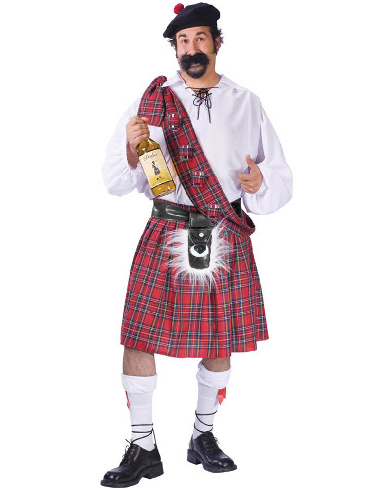 Big Shot Scot Mens Plus Size Costume