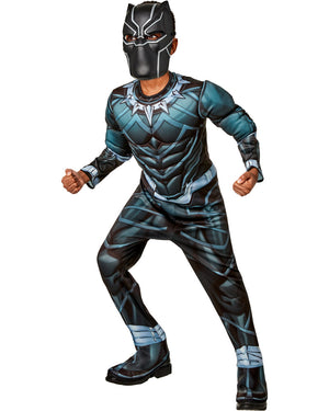 Black Panther Battle Suit Deluxe Boys Costume