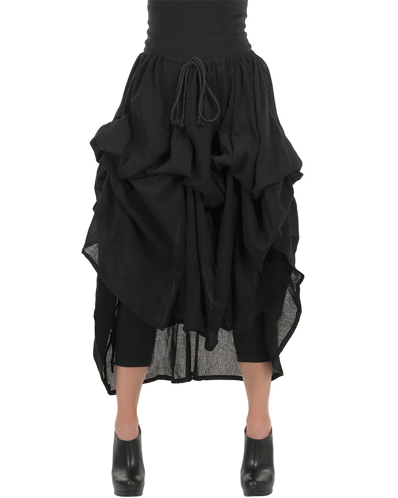 Black Pirate Parachute Skirt