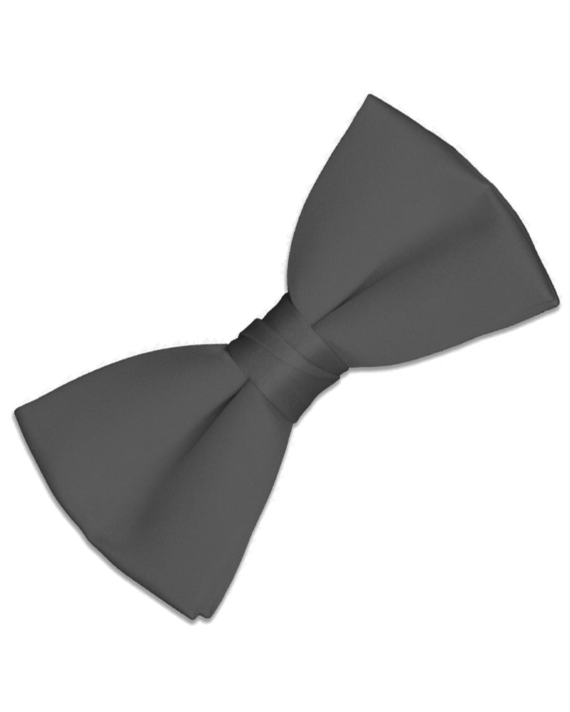 Black Satin Bow Tie