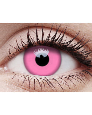 Blacklight Glow 14mm Pink Contact Lenses