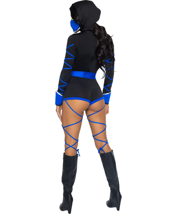 Blue Dragon Ninja Womens Costume