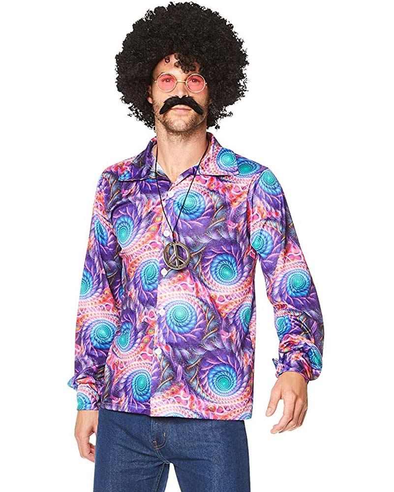 70s Boho Mens Shirt