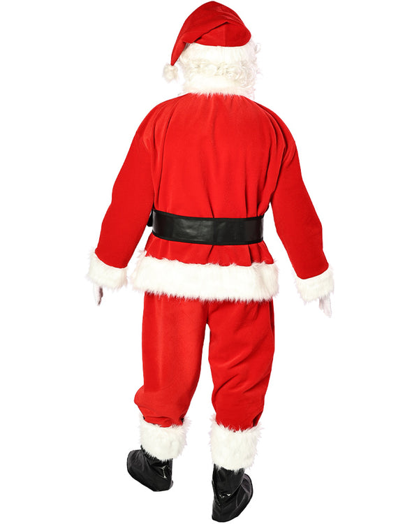 Complete Premium Velvet Santa Suit and Accessory Christmas Bundle