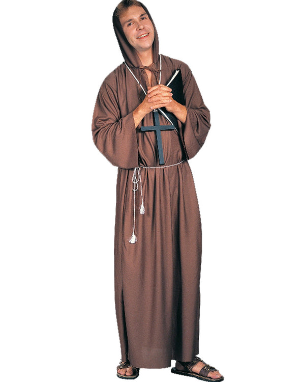 Brown Monk Robe Value Mens Costume