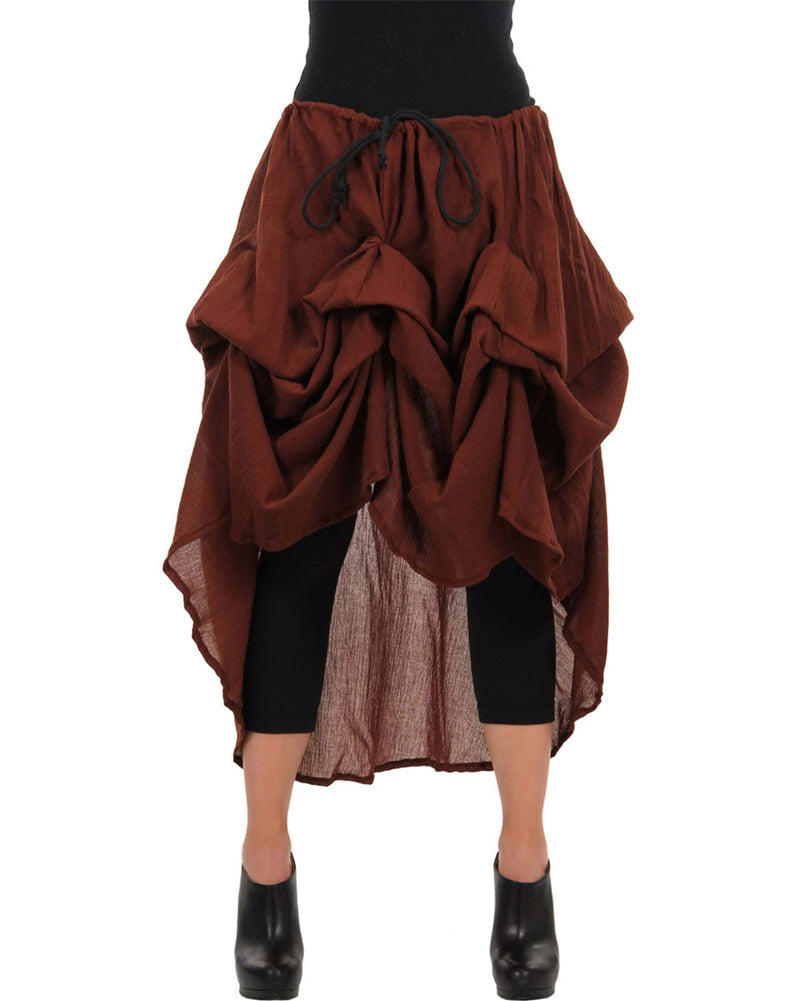 Brown Pirate Parachute Skirt