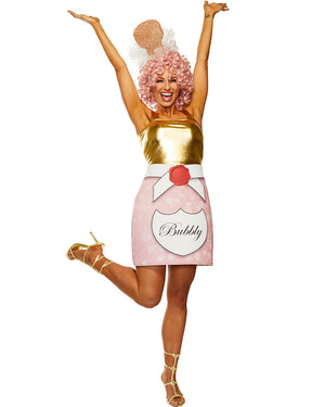 Bubbly Bae Womens Costume