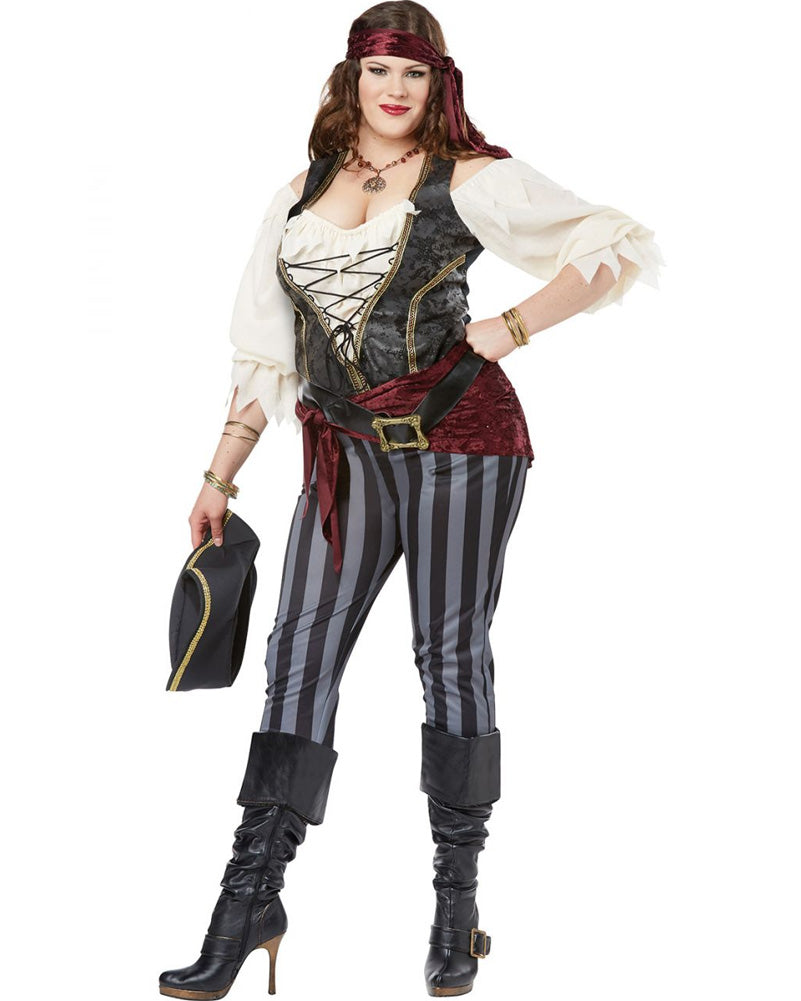 Buccaneer Pirate Womens Plus Size Book Week Costume