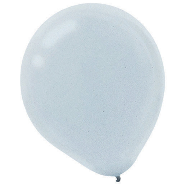 Silver Pearl 30cm Latex Balloon Pack of 15