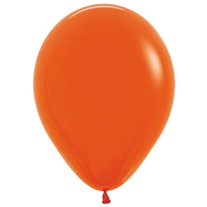 Sempertex 30cm Fashion Orange Latex Balloons 061, 25PK Pack of 25