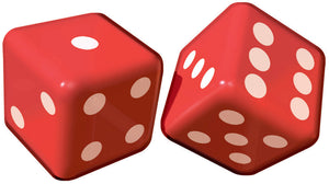 Casino Inflatable Dice Pack of 2