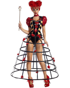 Caged Heart Queen Womens Costume