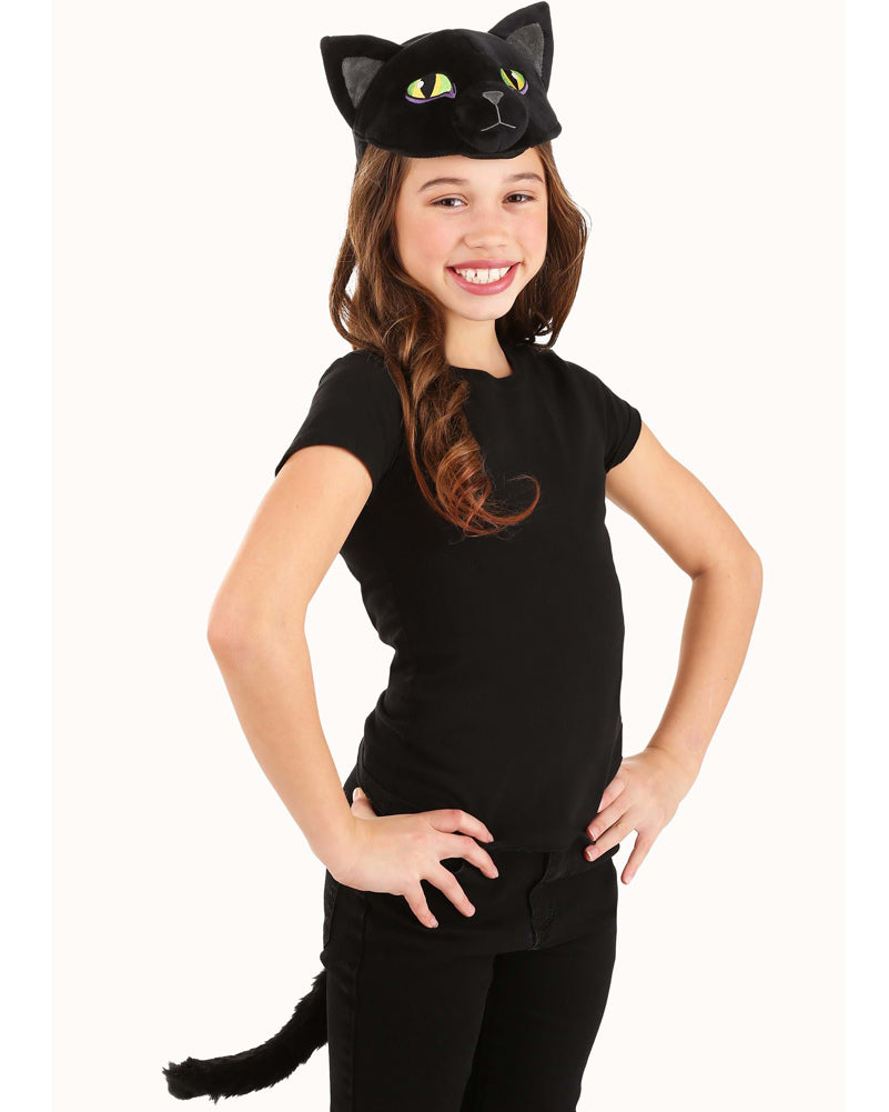 Cat Plush Headband and Tail Deluxe Set