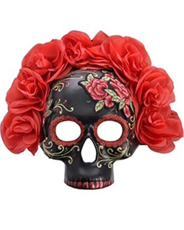 Catalina Floral Day Of The Dead Half Mask