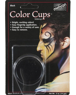 Mehron Black Colour Cup Makeup 21g