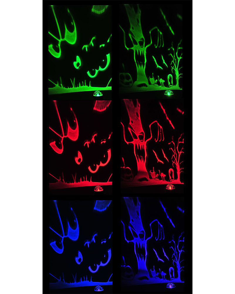 Cemetery Halloween Scene Party Projector