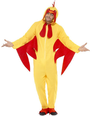 Chicken Hooded Adult Costume