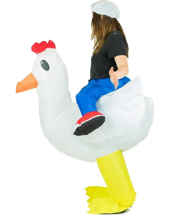 Chicken Inflatable Adult Costume