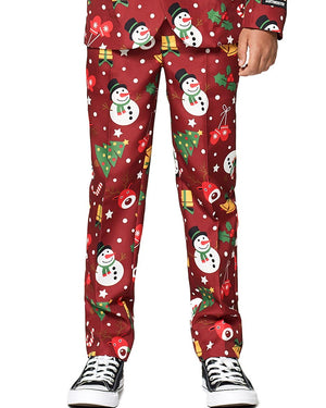 Christmas Red Icons Light up Boys Suitmeister