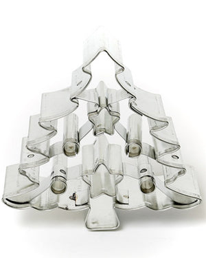 Christmas Tree with Cutouts 8cm Cookie Cutter