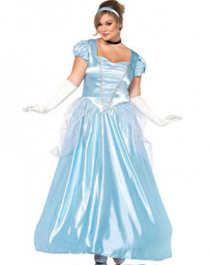 Glass Slipper Princess Womens Plus Size Costume